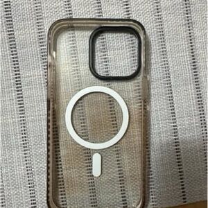 Clear iPhone 14 Pro Max Case with Ring Grip